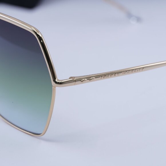Final Price! Isabel Marant IM 0119/S 0000 IB Gold/Green Sunglasses - Picture 6 of 11